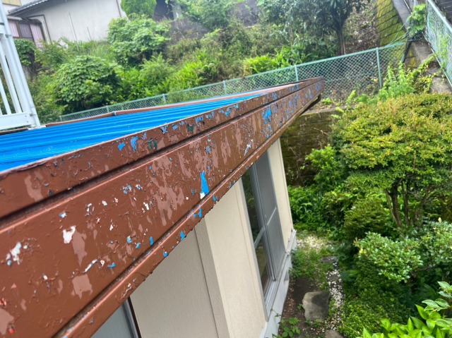 塗膜剥がれ現状